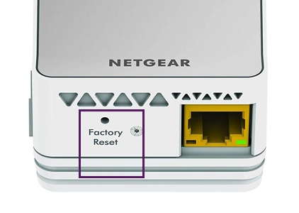 Reset Netgear Extender